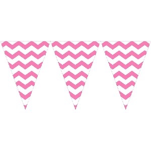 bunting-chevron-candy-pink